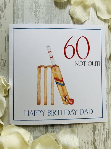 Personalised cricket birthday - personalised,