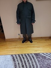 Oratop Vintage mens winter green trench coat overcoat EU 52 US 42