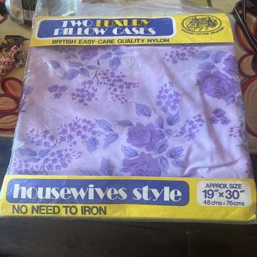 Vintage pair nylon ruffled - pair,