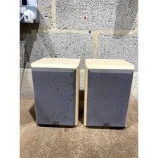 Pair Of Eltax Symphony 2.3 Bookshelf Speakers Beige 75-150 W 4-8 Ohms Portable