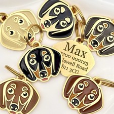 Personalized Dachshund Brass