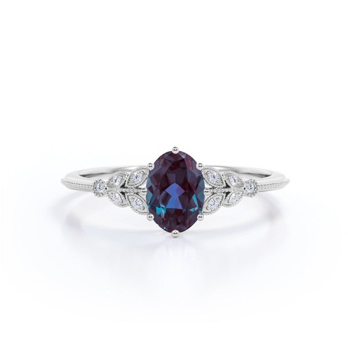 Alexandrite ring wedding - wedding,