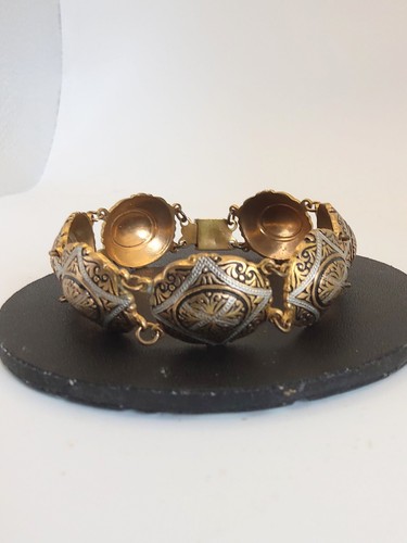 Vintage damascene gold tone - damascene,