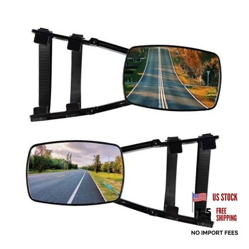 Extended towing mirrors - extended,