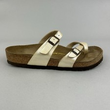 Birkenstock Mayari Graceful Pearl ToePost Summer Holiday Sandals UK6 Regular Fit