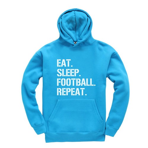 Eat sleep football repeat kids - sleep,