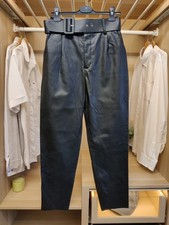 ZARA TROUSERS SMALL BLACK FAUX
