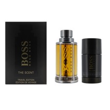 Hugo Boss The Scent 100ml EDT & Deodorant Stick 75ml Travel Gift Set Aftershave