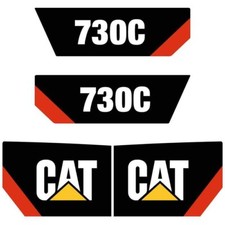Decal Sticker Set CAT 730C ADT Dump truck Decal Set