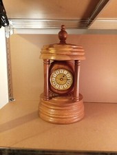 Large wooden Clock  Mantel