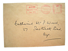 Postmark. AYR. Slogan Meter Mark. 'AYR Scotland's Floral Town 1974'. I/II/79. VG