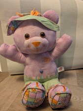 Blue DOODLE BEAR soft toy