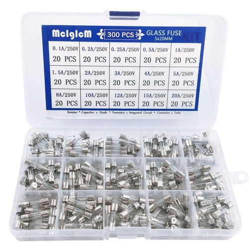 20mm glass fuses assortment - glass,