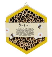 Wooden Bee House Hotel Garden Decoration * Imperfections Please See Pictures*