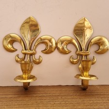 Pair Fleur De Lis Vintage
