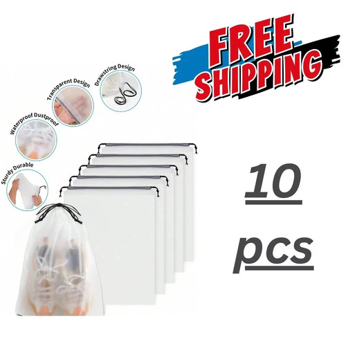 10pcs drawstring shoes bags - 10pcs,