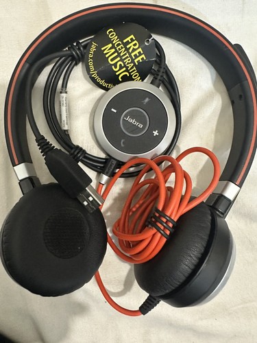 Jabra evolve stereo - stereo, black