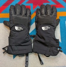 The North Face Powderflo Gore-Tex Insulated Gloves Leather Waterproof Snow Small