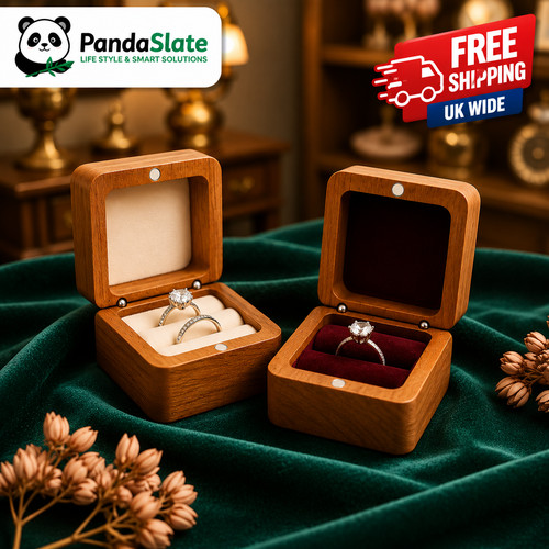Ring case wooden box - case,