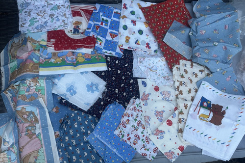 Bundle vintage fabric - bundle,
