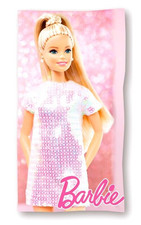 Barbie Sparkle dress Beach Towel Swimming Holiday 140 x 70cm Microfibre