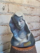 Alice Cranston Fenner Signed 1951 Madonna Mary Figure Softest Pinks Lenci Style