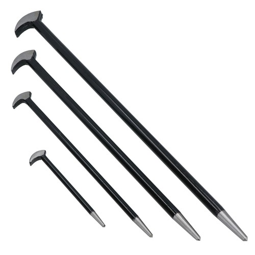 4pc solid steel heel - pry, bar
