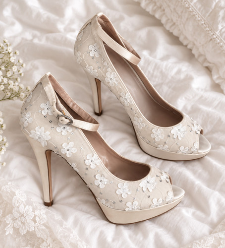 Next ivory sequin flower - sequin,
