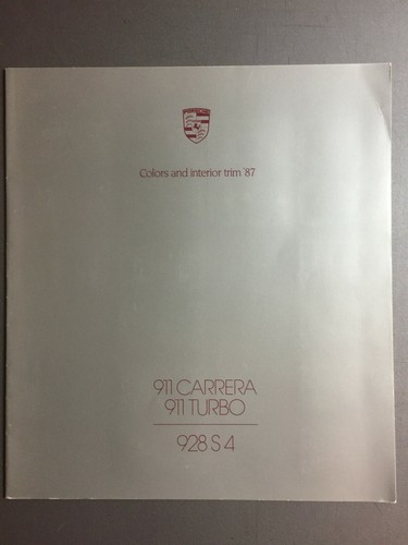 1987 porsche factory 911 - porsche,