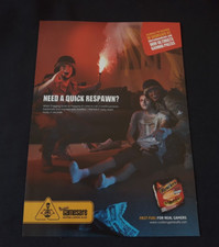 Rustlers Quarter Pounder magazine advert a4 size 2010