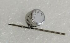 SILVER LOCK CROWN FOR STEELDIVE SEIKO NH35/36 6105 CAPTAIN WILLARD STYLE CASES  