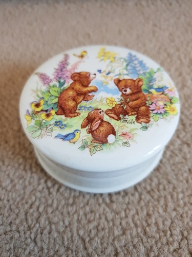 Nwot ceramic trinket - trinket, teddy