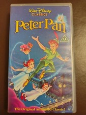 Walt Disney Classics Peter Pan VHS Video Cassette Tape Good Condition
