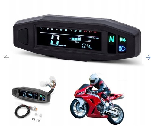 Mini digital motorcycle gauge - digital,