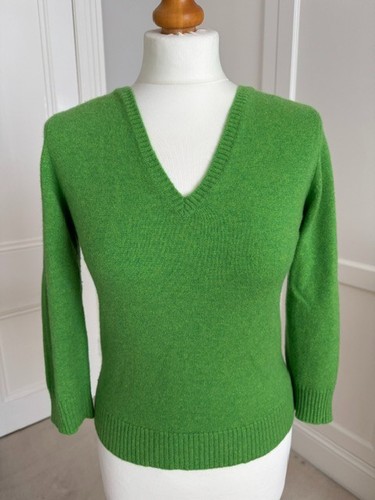 Brora cashmere sweater green - brora,