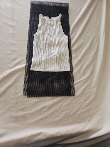Divided white ribbed - white,