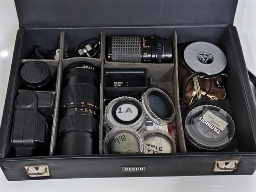 Vintage mixed film camera - vintage,