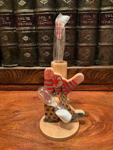 Child wooden clown design - child's,