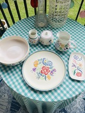 Poole Pottery Traditional Ware Bundle Perfect Condition Stamped Plate Bowl Etc