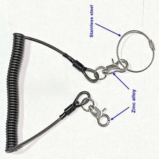 Tool Safety Lanyard Coiled