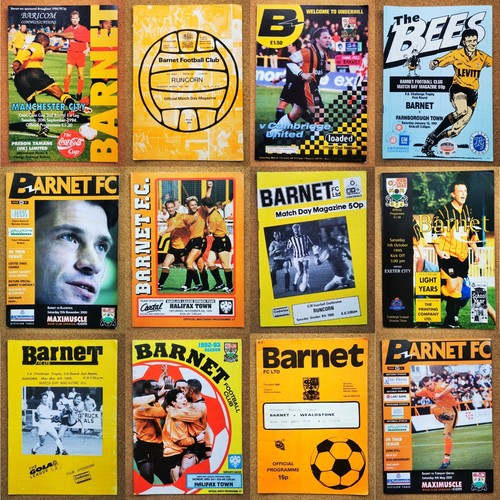 Programme barnet football - programme, club
