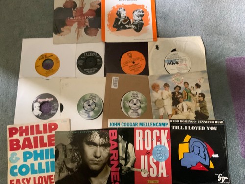 Lot pop rock 45s from - 45s,
