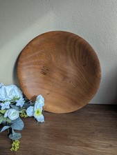 Vintage elm wood - wood, bowl