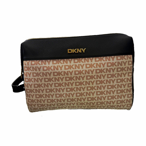 Dkny beige black - zip, make-up