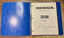 1971 Honda CB500 Parts Catalog