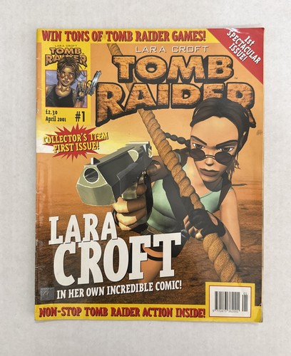 Vintage april 2001 lara croft - vintage,