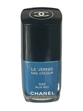Chanel Le Vernis 555 Blue Boy Nail Colour Varnish 13ml Rare Discontinued 