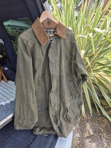 Vintage wax jacket - jacket, men`s