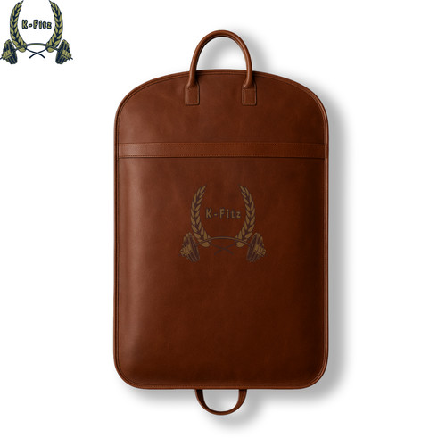 Leather suit carrier garment - leather, carrier,