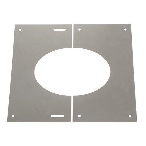 Flue pipe finishing plate - flue,